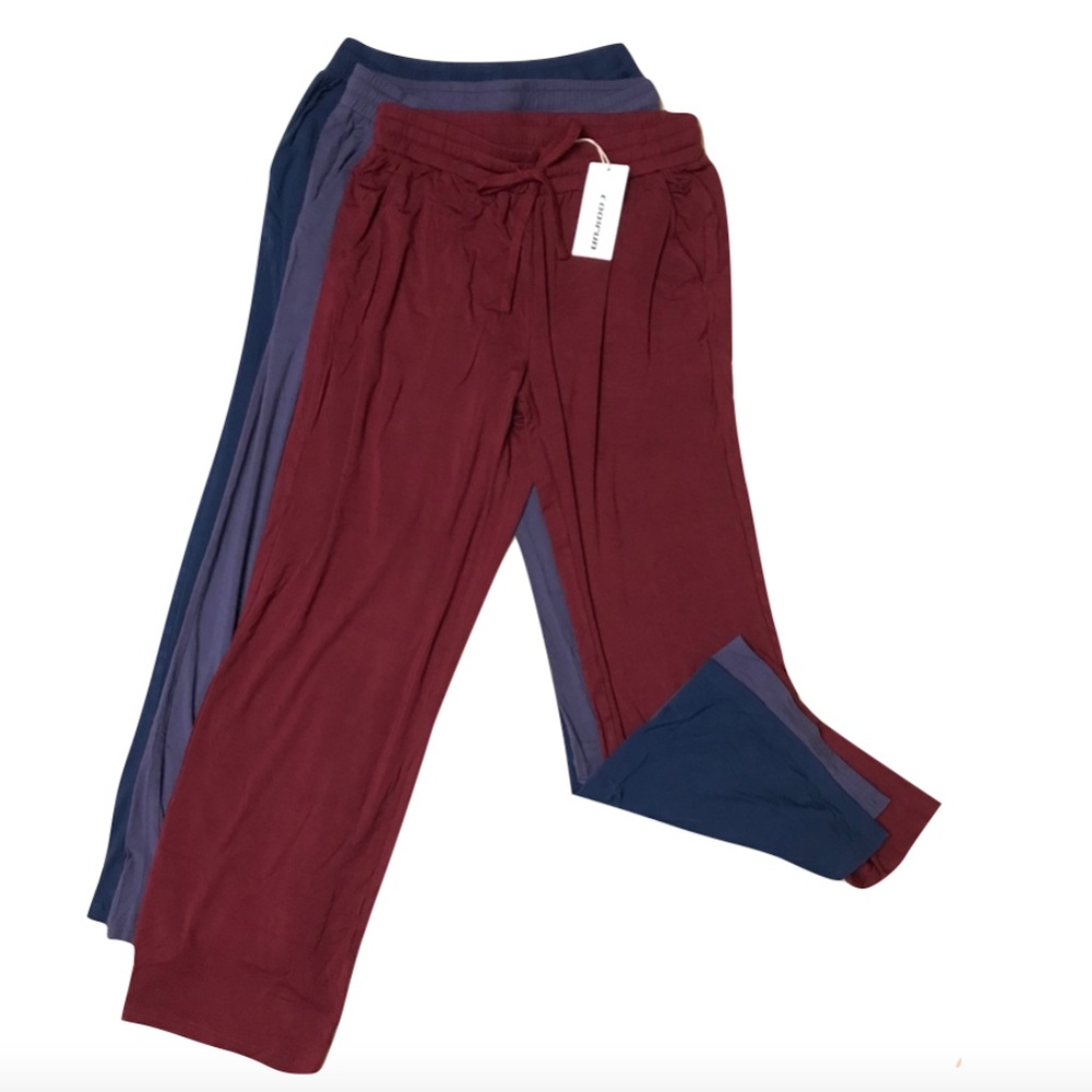 2/$25 COOrun Sweatpants Womens large wide leg lounge drawstring bundle 3 - Picture 2 of 12